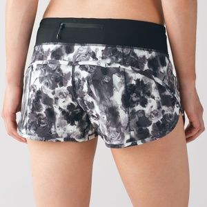 Lululemon Floral Speed Shorts